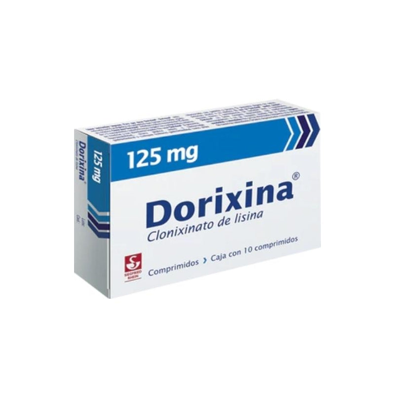 DORIXINA (LYSINE CLONIXINATE) 125 MG 10 TABLETS