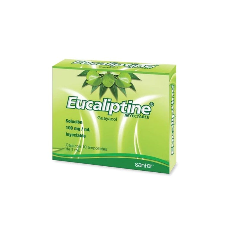 EUCALYPTINE (GUAIACOL) 100MG 1ML 10 AMPOULES