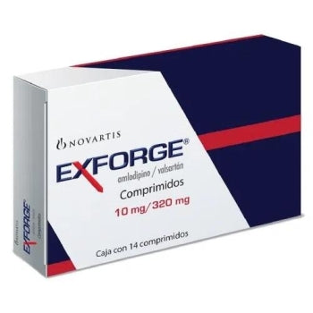 EXFORGE 10 MG/320 MG 14 TABLETS