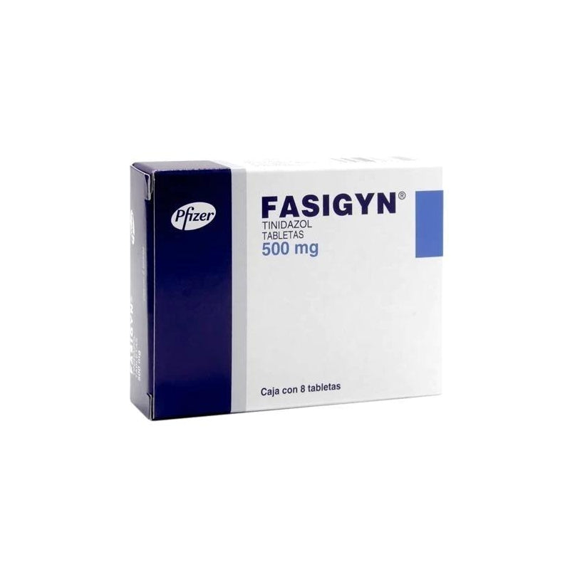 FASIGYN (TINIDAZOLE) 500 MG 8 TAB
