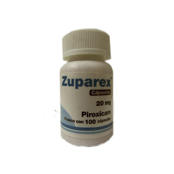 ZUPAREX (PIROXICAM) 20 MG 100 TABLETS