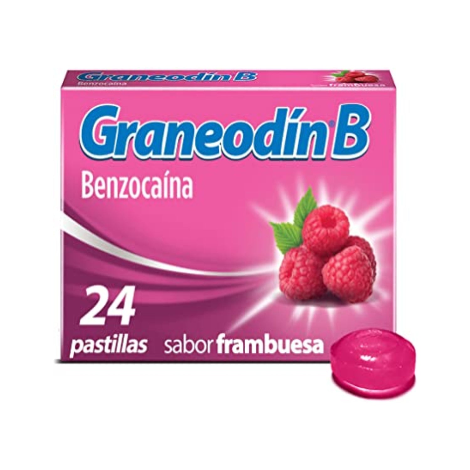 GRANEODIN-B (BENZOCAINE) 10 MG 24 TABLETS