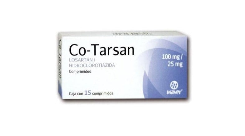 HYZAAR (LOSARTAN/HCTZ) 100/25 MG 15TAB