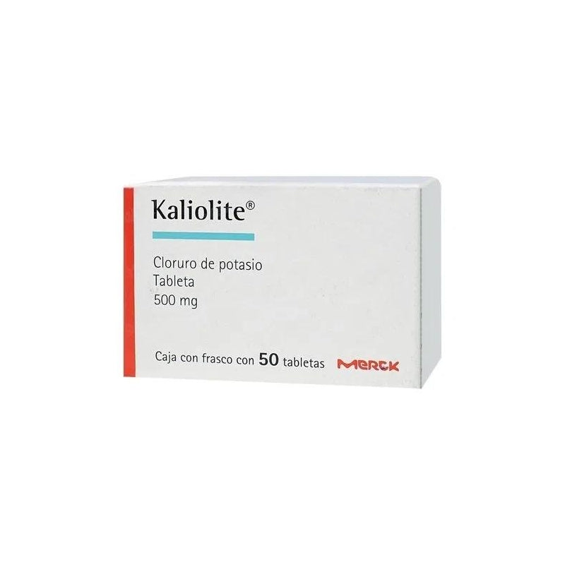 KALIOLITE (POTASSIUM CHLORIDE) 500 MG 50 COATED TABLETS
