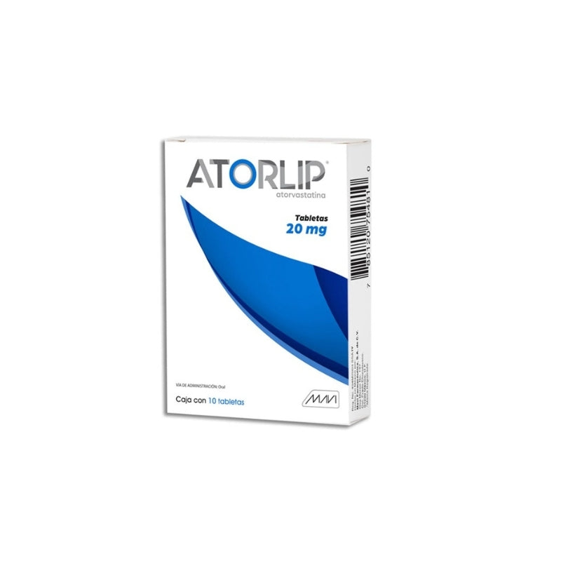 ATORLIP (ATORVASTATINA) 20 MG 10 TAB