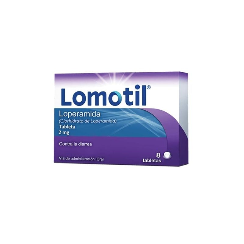 LOMOTIL (LOPERAMIDE) 2 MG 8 TABLETS