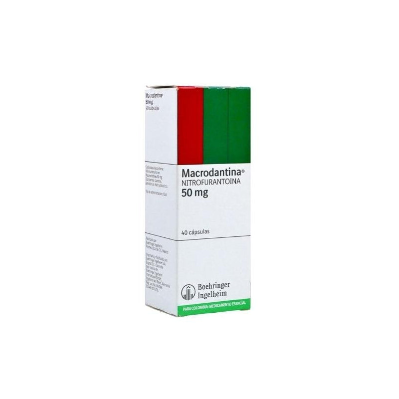 MACRODANTIN (NITROFURANTOIN) 50 MG 40 CAPS