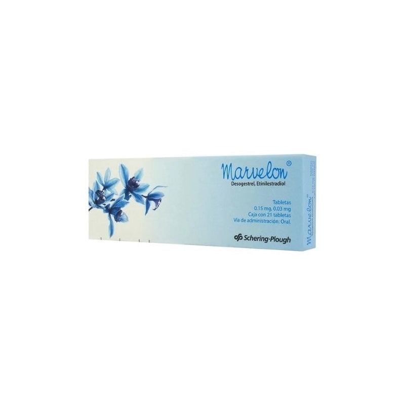 MARVELON (DESOGESTREL/ETHINYL ESTRADIOL) 0.15/0.03 MG 21 TAB