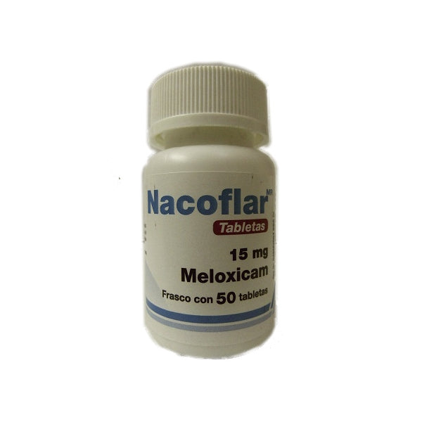 NACOFLAR (MELOXICAM) 15 MG 50 TABLETS