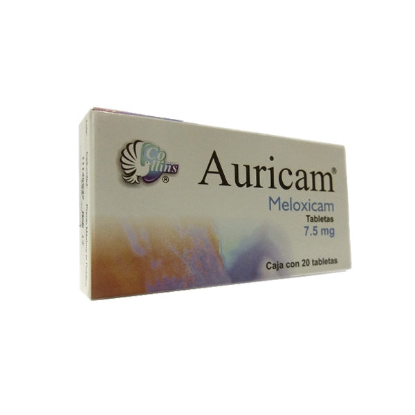 AURICAM (MELOXICAM) 7.5 MG 20 TABLETS