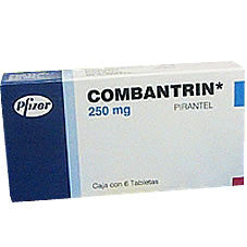 COMBANTRIN (PYRANTEL) 6 TABLETS 250 MG