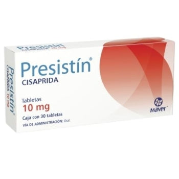 PRESISTIN (CISAPRIDE) 10MG 30 TABLETS