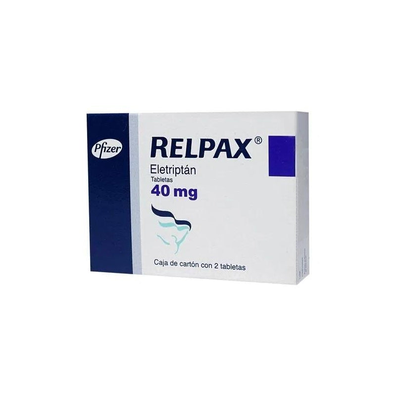 RELPAX (ELETRIPTAN) 40 MG 2 TAB