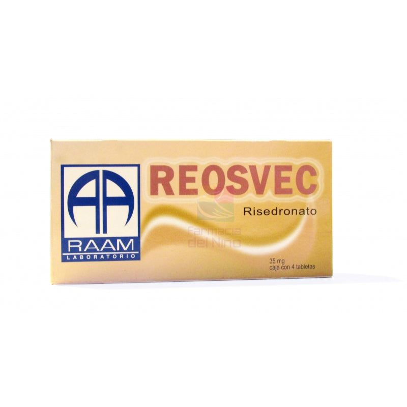 REOSVEC (RISEDRONATE) 35 MG 4 TABLETS