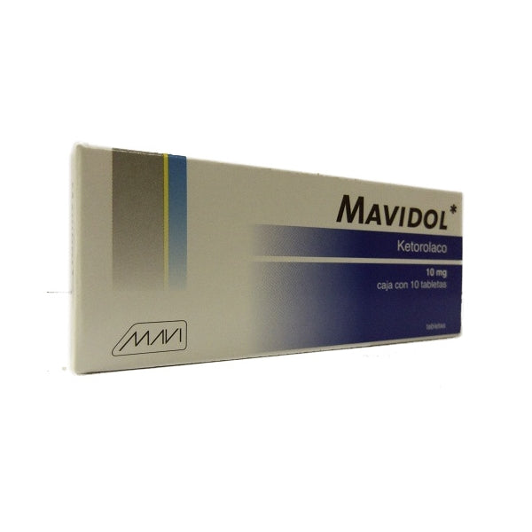 MAVIDOL 10 MG 10 TABLETS