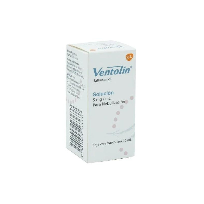 VENTOLIN (SALBUTAMOL) 5 MG/ML VIAL 10 ML
