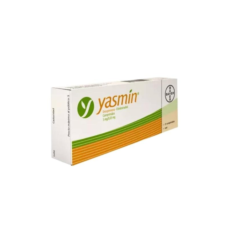 YASMIN (DROSPIRENONE - ETHINYL ESTRADIOL) 3 MG/0.03 MG 21 TAB