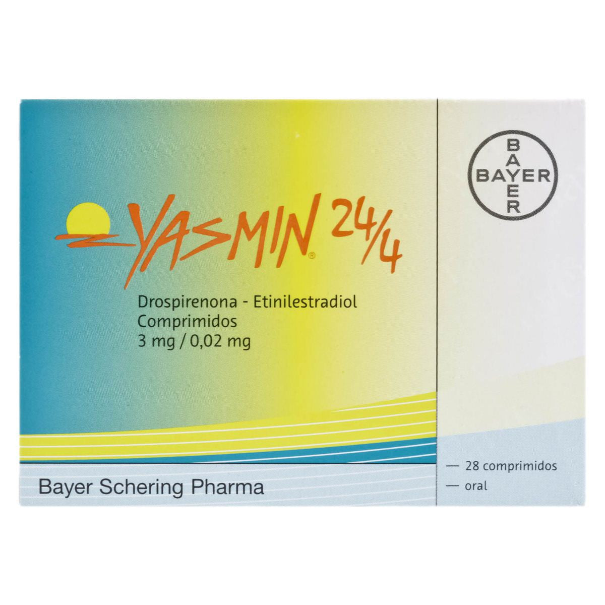 YASMIN 24/4 28 TABLETS