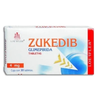 ZUKEDIB (GLIMEPIRIDE) 4 MG 30 TABLETS